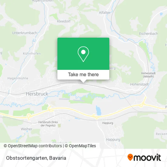 Карта Obstsortengarten