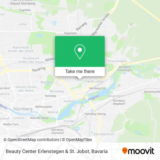 Карта Beauty Center Erlenstegen & St. Jobst
