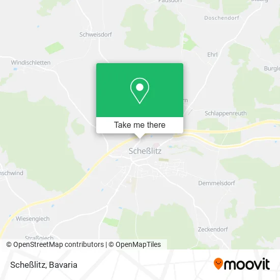 Scheßlitz map