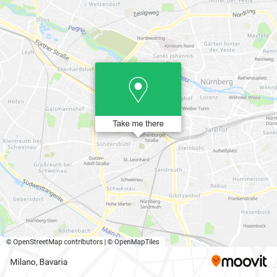 Карта Milano