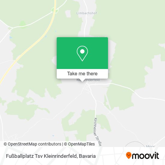 Fußballplatz Tsv Kleinrinderfeld map