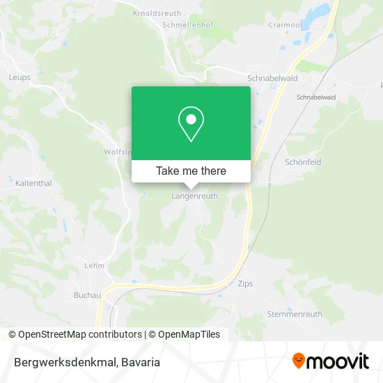 Карта Bergwerksdenkmal