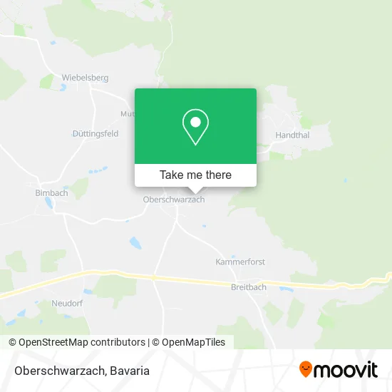 Карта Oberschwarzach