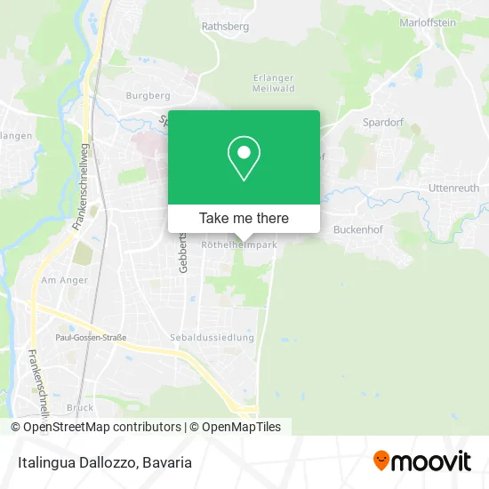 Карта Italingua Dallozzo