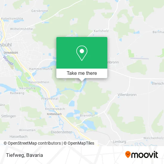 Карта Tiefweg