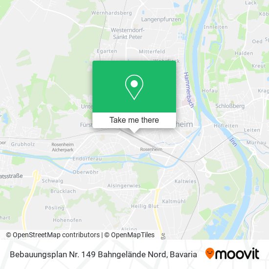 Bebauungsplan Nr. 149 Bahngelände Nord map
