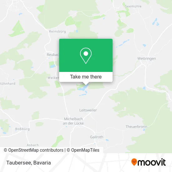 Карта Taubersee
