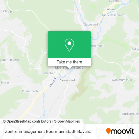 Карта Zentrenmanagement Ebermannstadt