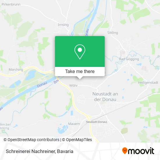 Карта Schreinerei Nachreiner