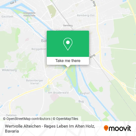Карта Wertvolle Alteichen - Reges Leben Im Alten Holz