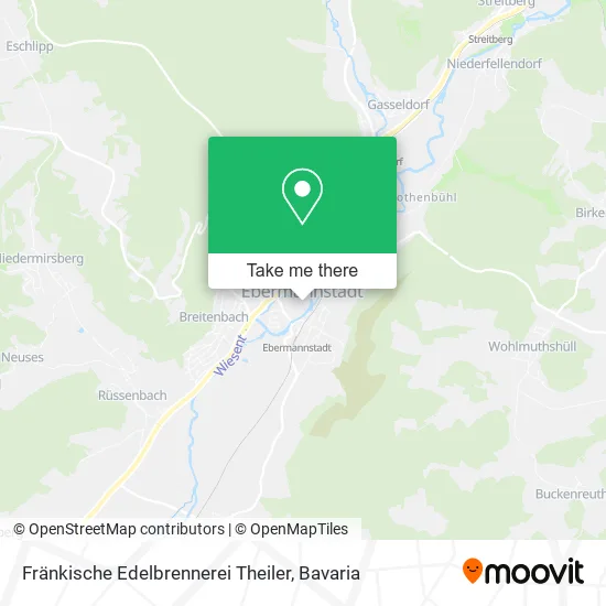 Карта Fränkische Edelbrennerei Theiler