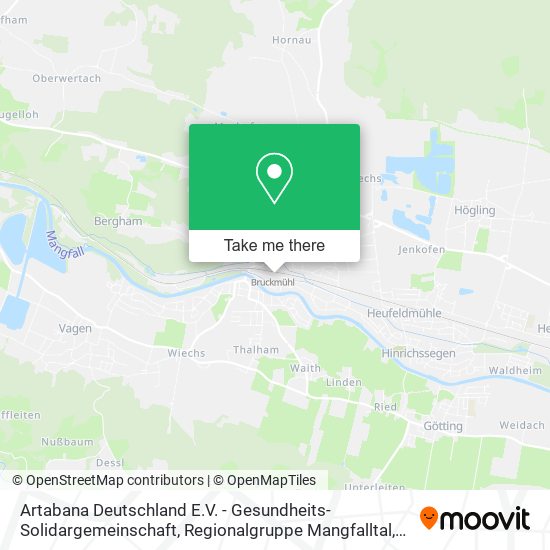 Artabana Deutschland E.V. - Gesundheits-Solidargemeinschaft, Regionalgruppe Mangfalltal map