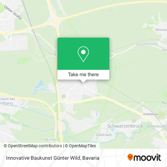Innovative Baukunst Günter Wild map