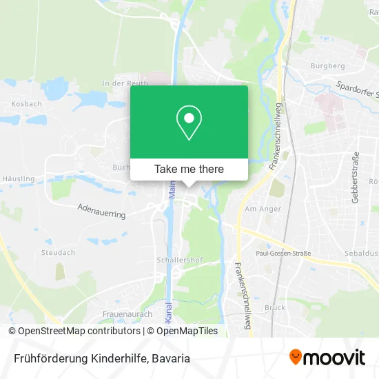 Карта Frühförderung Kinderhilfe