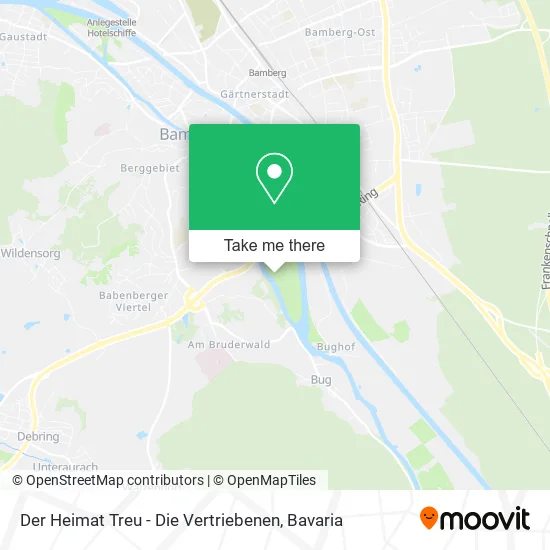 Карта Der Heimat Treu - Die Vertriebenen