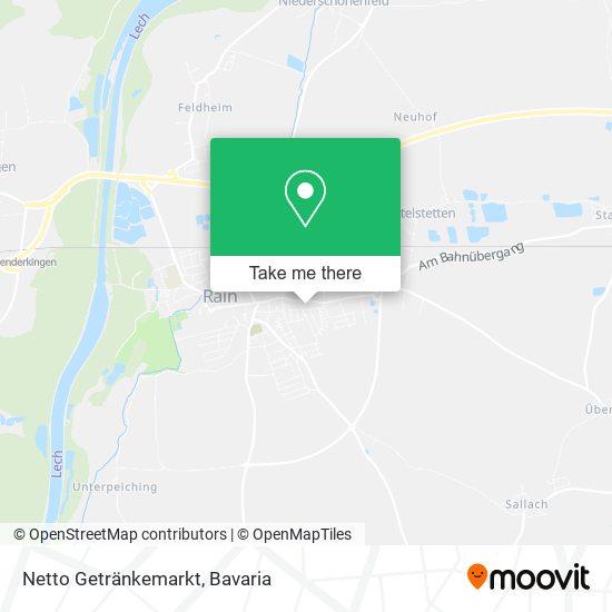Netto Getränkemarkt map