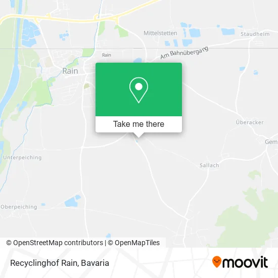 Карта Recyclinghof Rain