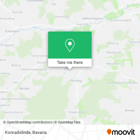 Карта Konradslinde