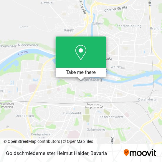 Goldschmiedemeister Helmut Haider map