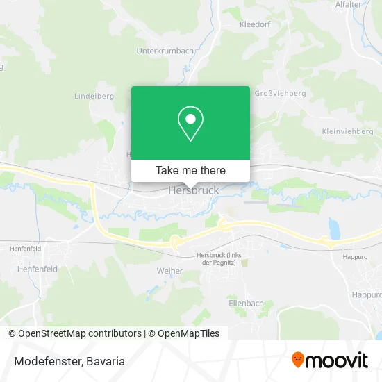 Карта Modefenster
