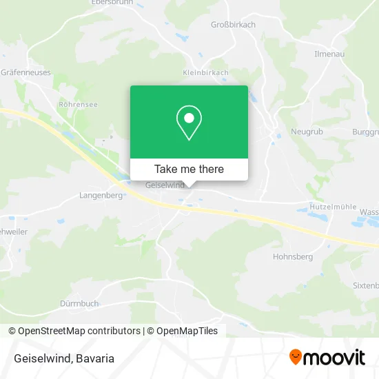 Карта Geiselwind