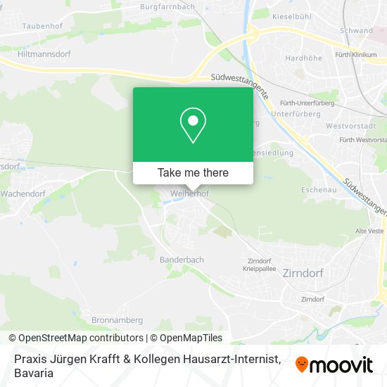 Praxis Jürgen Krafft & Kollegen Hausarzt-Internist map