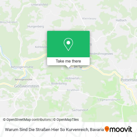 Warum Sind Die Straßen Hier So Kurvenreich map