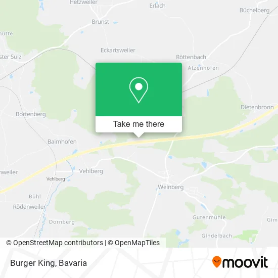 Карта Burger King