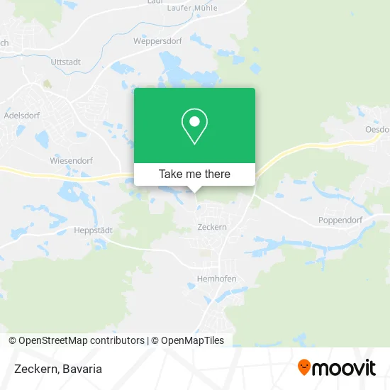 Карта Zeckern