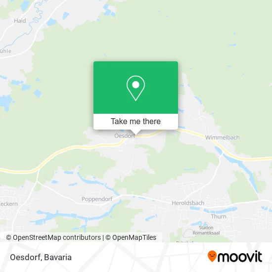 Oesdorf map