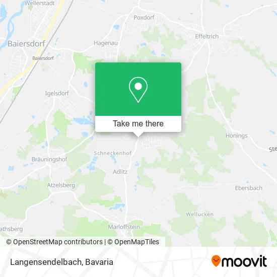 Карта Langensendelbach