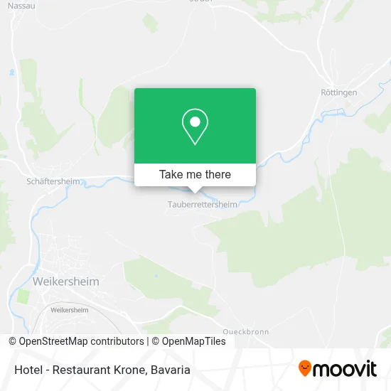 Hotel - Restaurant Krone map