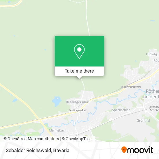 Карта Sebalder Reichswald