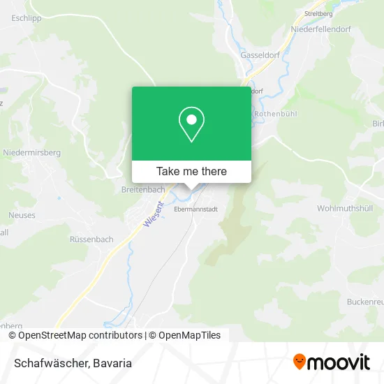 Карта Schafwäscher