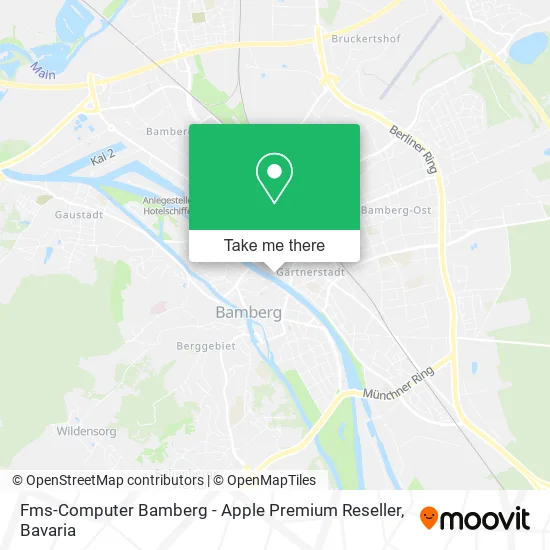 Карта Fms-Computer Bamberg - Apple Premium Reseller
