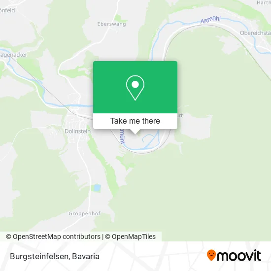 Карта Burgsteinfelsen