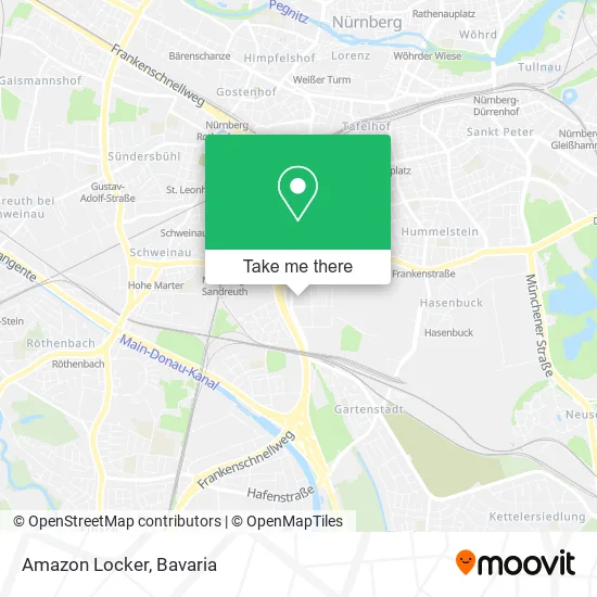 Карта Amazon Locker