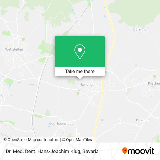 Dr. Med. Dent. Hans-Joachim Klug map