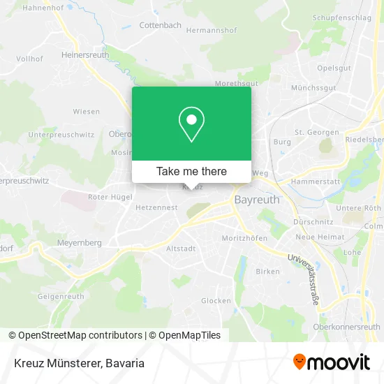 Карта Kreuz Münsterer
