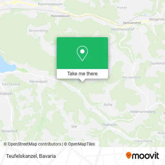 Карта Teufelskanzel