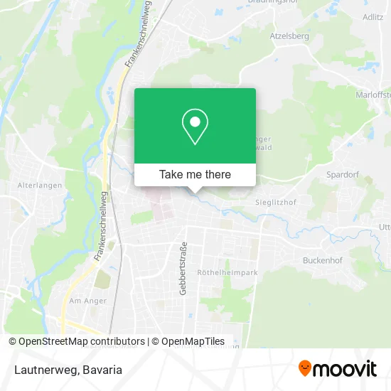 Карта Lautnerweg