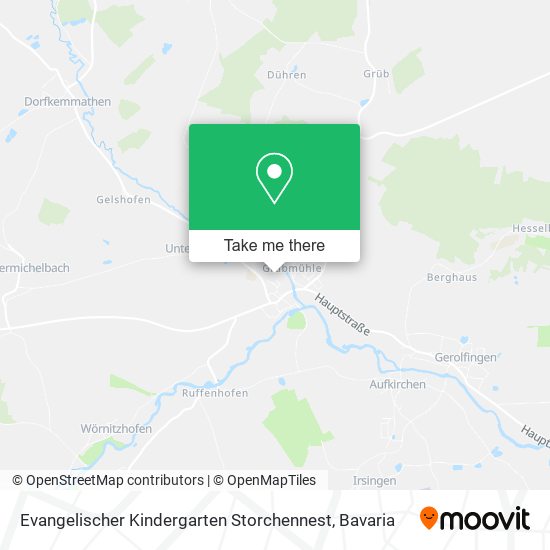 Evangelischer Kindergarten Storchennest map