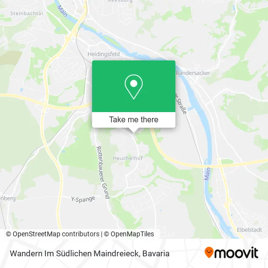Карта Wandern Im Südlichen Maindreieck