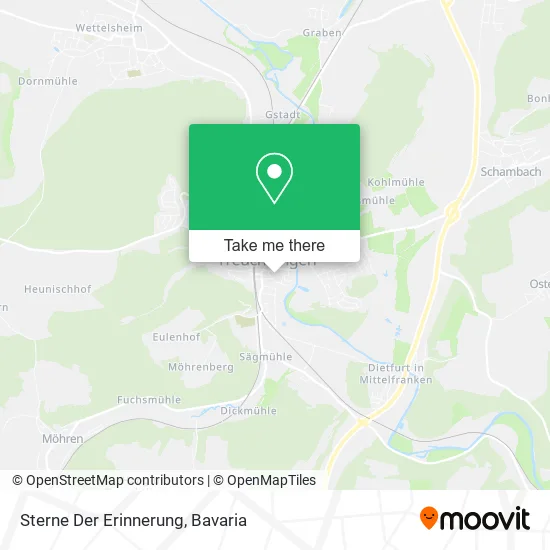 Карта Sterne Der Erinnerung