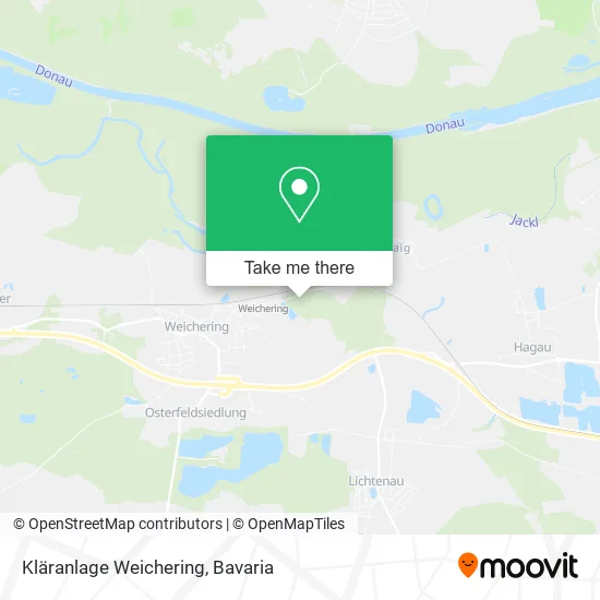 Карта Kläranlage Weichering