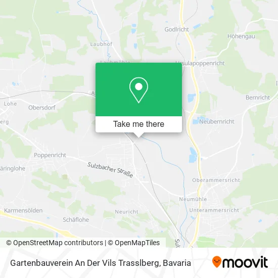 Карта Gartenbauverein An Der Vils Trasslberg