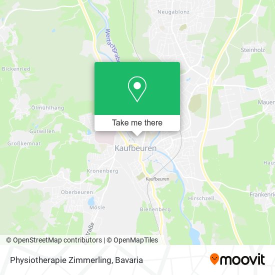 Physiotherapie Zimmerling map