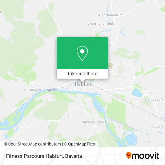 Карта Fitness Parcours Haßfurt