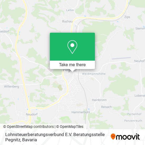 Lohnsteuerberatungsverbund E.V. Beratungsstelle Pegnitz map