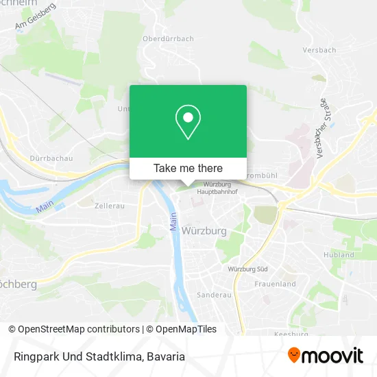 Карта Ringpark Und Stadtklima